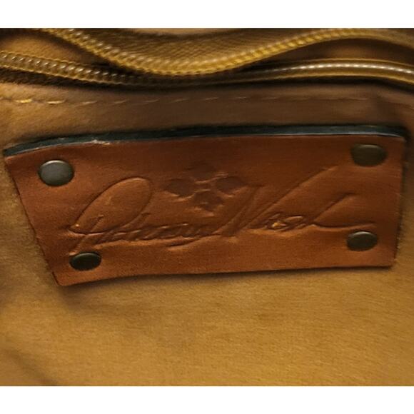 Patricia Nash Large English Garden Map Poppy Leather Tote Shoulder Bag Purse - Picture 12 of 16